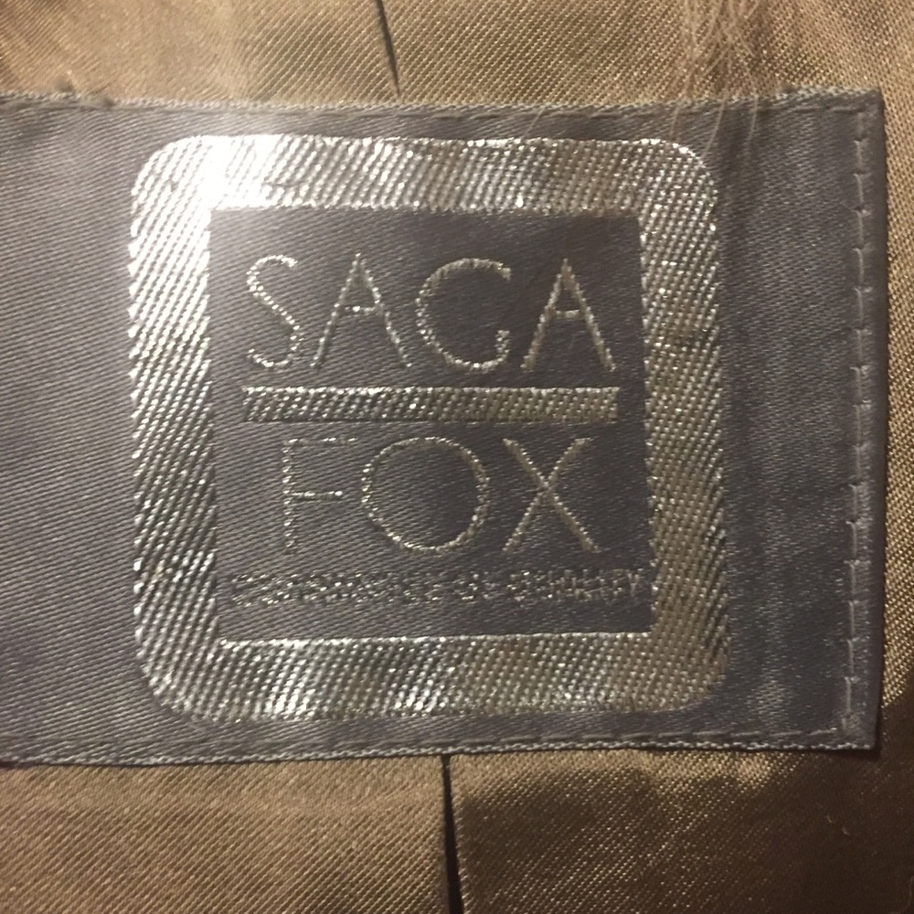 Vintage Saga Fox Blue Silver Fox Fur Coat - Picture 7 of 8